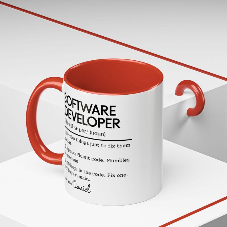 Software Developer Mug, Personalized Coder Mug, Funny Programming Gift ...