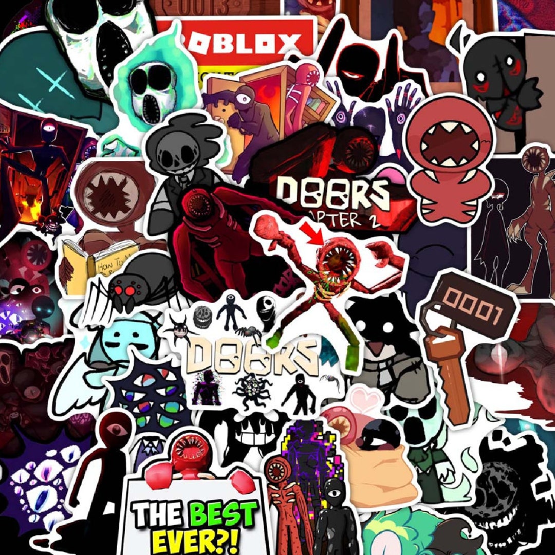 Roblox doors game monsters | Art Board Print