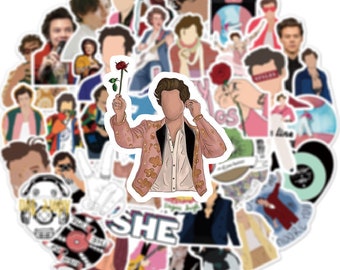 50 Pcs Harry Styles Singer Cartoon Graffiti Stickers for - Etsy 50 Pcs Harry Styles Singer Cartoon Graffiti Stickers for - Etsy