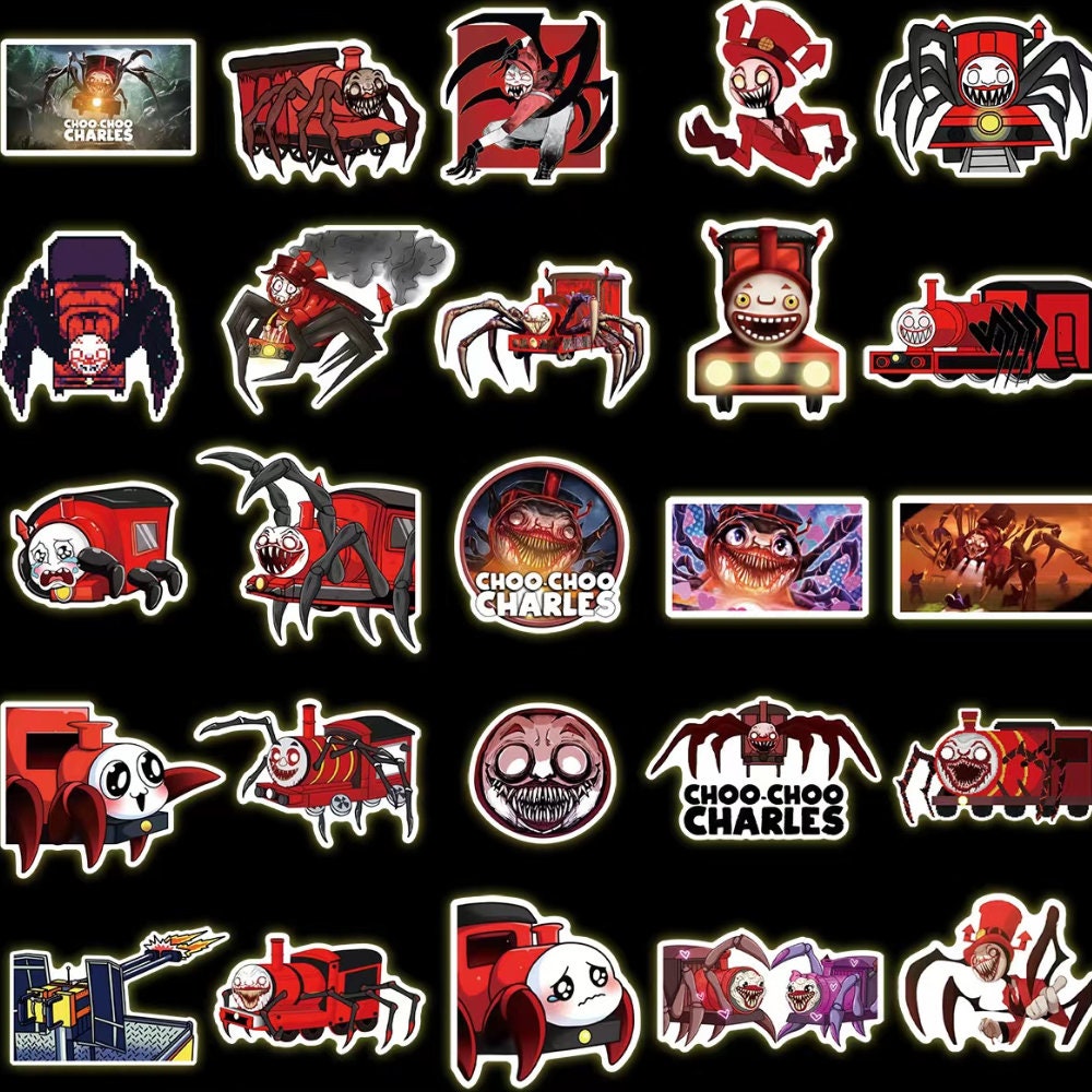 50 Pcs Choo-choo Charles Stickers for Game Notebook Decoration - Etsy