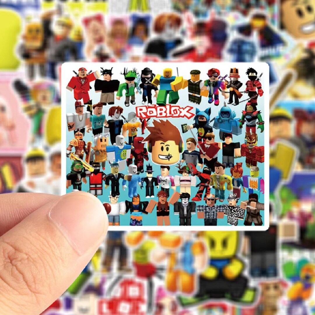 50pcs Doors Roblox Figure Stickers Decals Anime Figure Pvc 