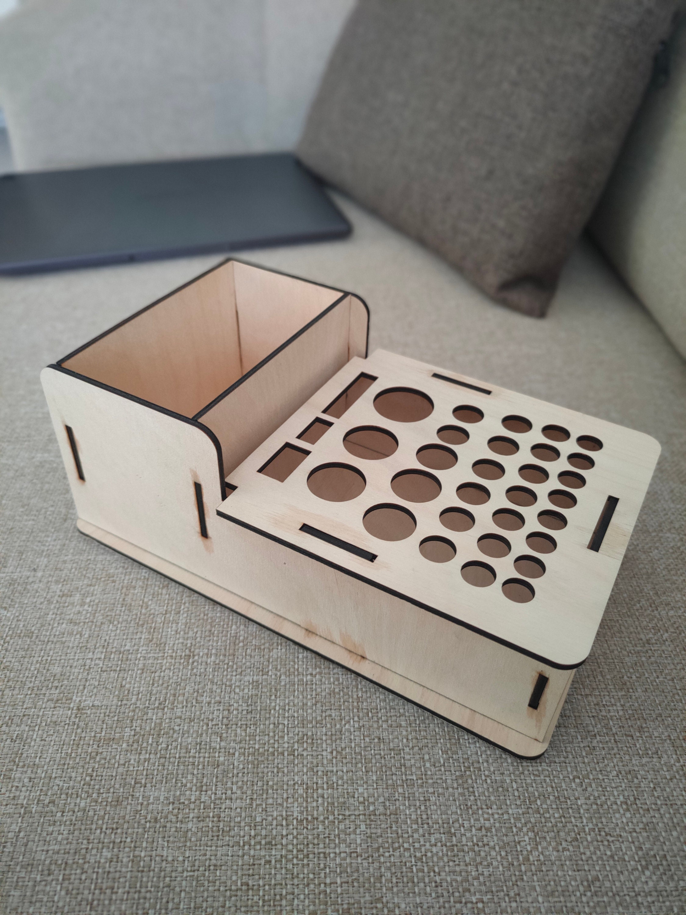 Leather Craft & Desktop Tool Rack SVG DXF Ai Lightburn .lbrn2 3 MM ...