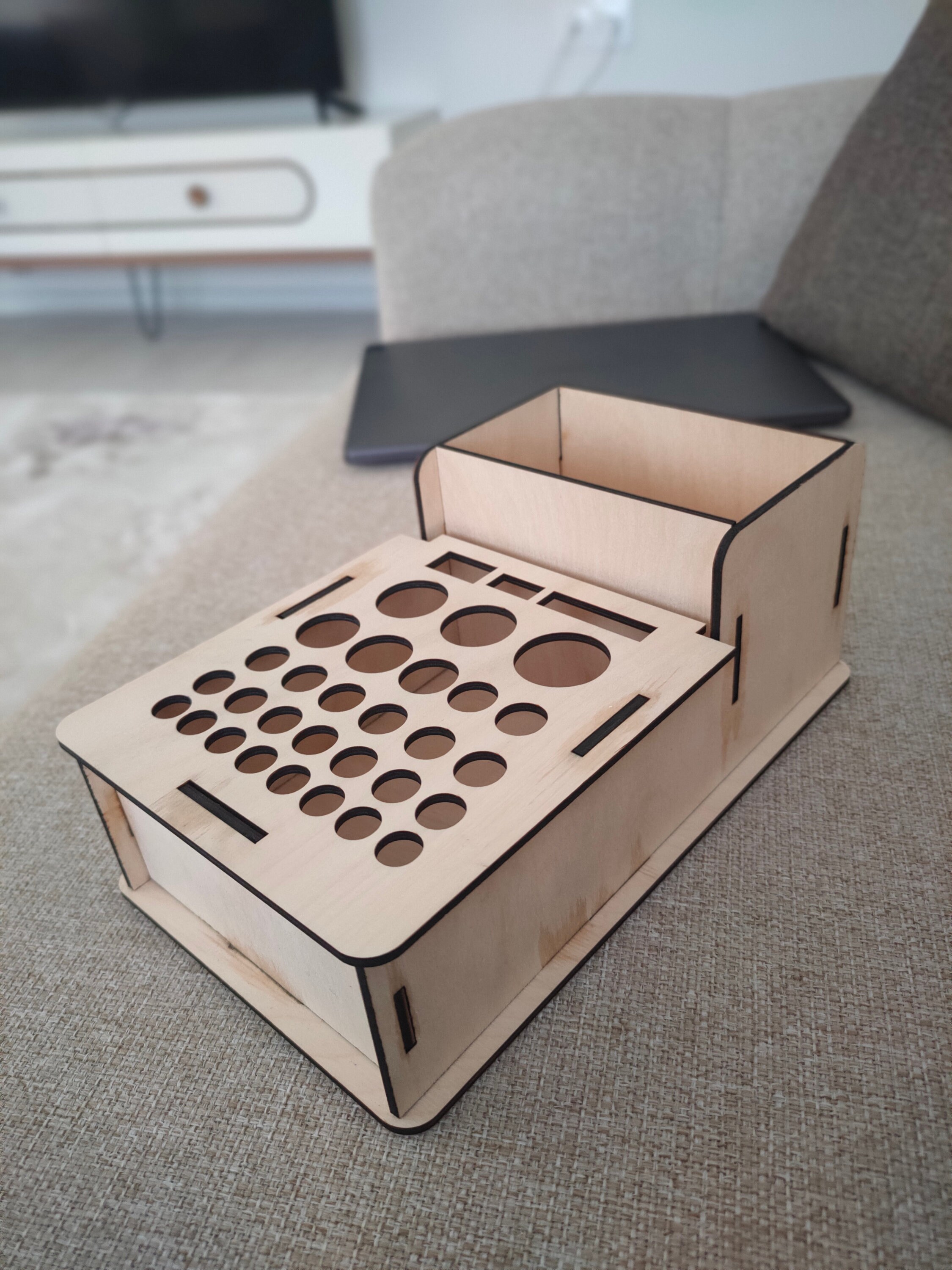 Leather Craft & Desktop Tool Rack SVG DXF Ai Lightburn .lbrn2 3 MM ...
