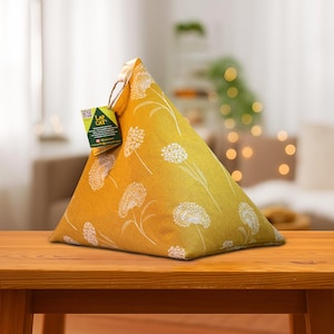 Tablet kussen met paardenbloemen, ergonomisch boek steun, lees kussen, iPad standaard, e-reader zitzak, Kindle houder, cadeau voor lezers