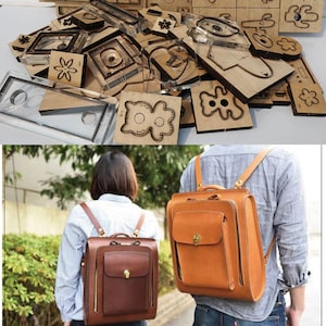 Japanese steel knife mold hand leather diy backpack backpack knife mold hand leather tools knife mold