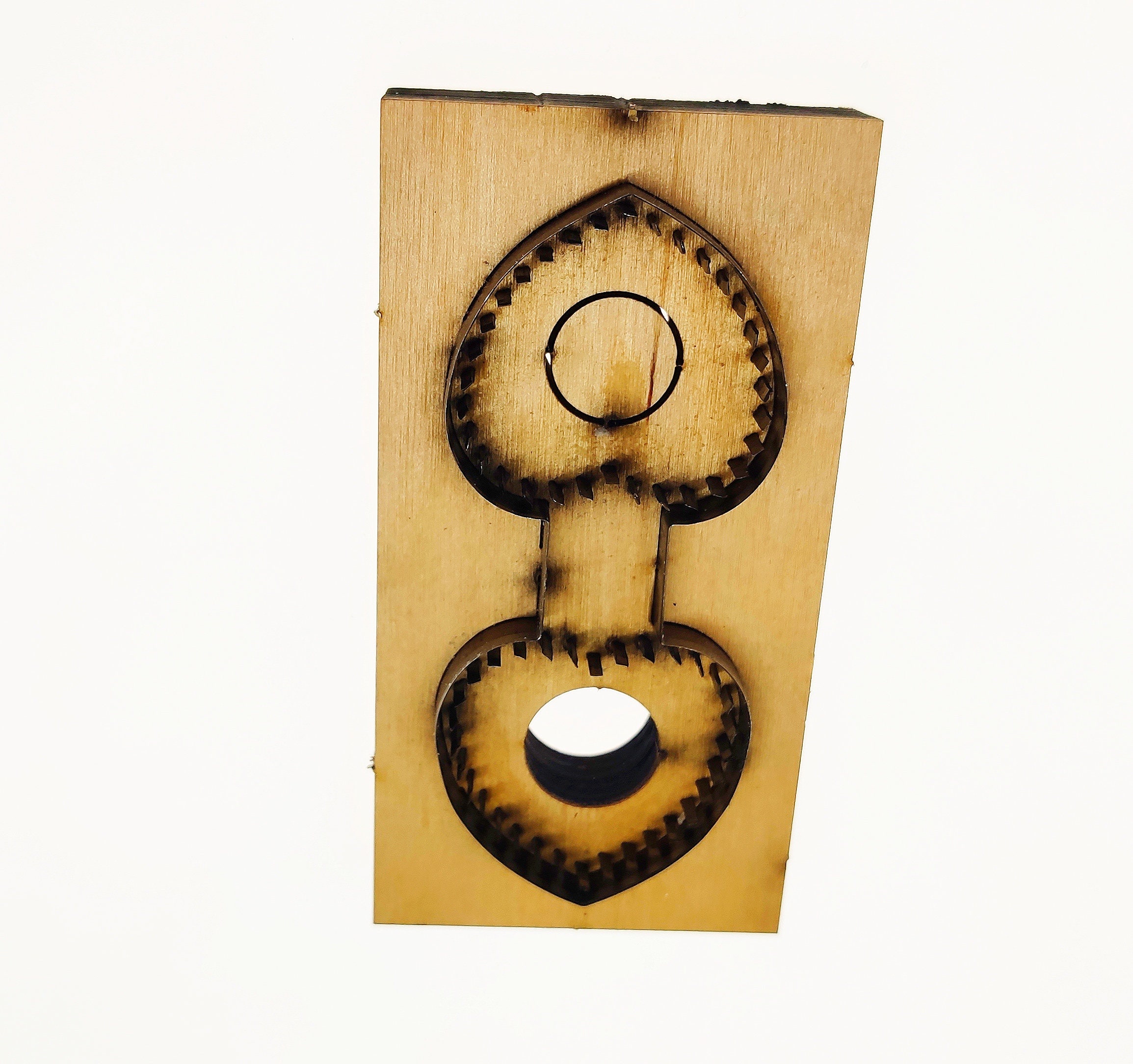 Handmade Leather Knife Mould Laser Knife Mould Heart Key Etsy