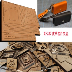 Nieuwe Japan Stalen Mes Houten Gestanst Leer visitekaartje nul portemonnee Craft Punch Handje Cut Mes Mold XF287