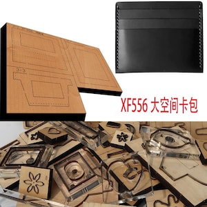 Nouveau Japon Lame En Acier En Bois Grand Espace Carte Sac En Cuir Artisanat Poinçon Outil À Main Couper Couteau Moule XF556
