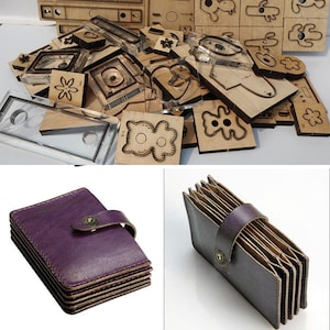 Japanse stalen mes mal handgemaakte lederen orgel multi-card tas mes mal handgemaakte lederen tool mes mal