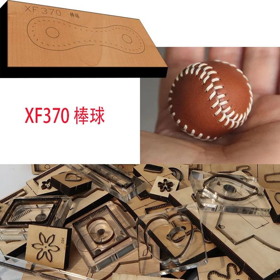 New Japan Steel Blade Wooden Die Mini Baseball Leather Craft Punch
