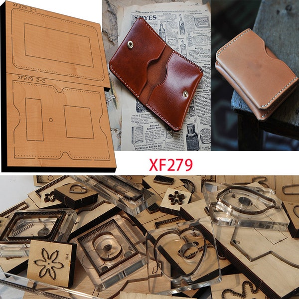 New Japan Steel Blade Wooden Die Folding card pack in half  Leather Craft Punch Hand Tool Cut Knife Mould XF279