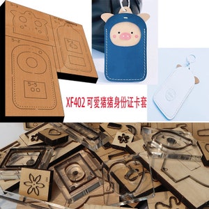 Nuovo set di carte con lama in acciaio giapponese, per punzonatura di legno, per tagliare la pelle, utensile manuale, coltello, stampo XF402