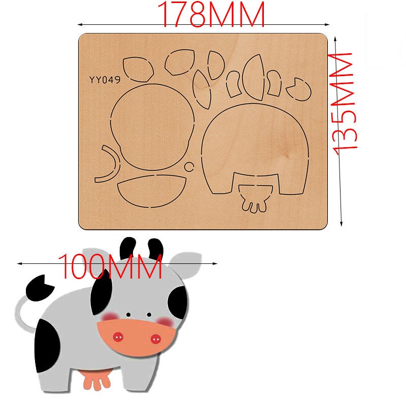 New Cartoon,Teapot,cat,Bow,Flowers, princess, santa, owl, card, bear Wooden die Scrapbooking YY064 Cutting Dies Multiple sizes