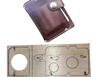Kit D'outils Pour Découpe Cuir – Porte-cartes, Portefeuille – Lames Et Fers De Bricolage – Neuf, Fabriqué Au Japon