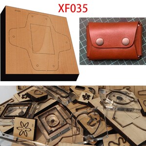 Nuova lama in acciaio giapponese, stampo in legno per buste, confezione di biglietti, punzone per artigianato in pelle, utensile manuale, stampo per coltello da taglio XF035