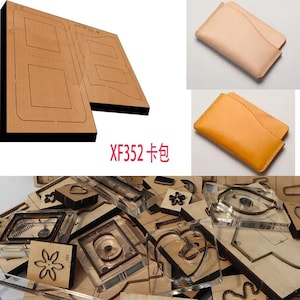 Nouveau japon lame en acier en bois matrice sac en cuir artisanat poinçon outil à main coupe couteau moule XF352 outils d'artisanat en cuir
