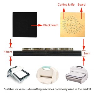 Decorative Metal Cutting Die In Acciaio Carbonio Per Craft