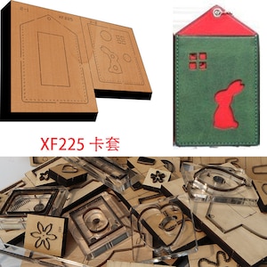 Nuovo coltello da taglio giapponese in legno con lama in acciaio per borsa porta carte in pelle, punzone per artigianato, utensile manuale, stampo XF000