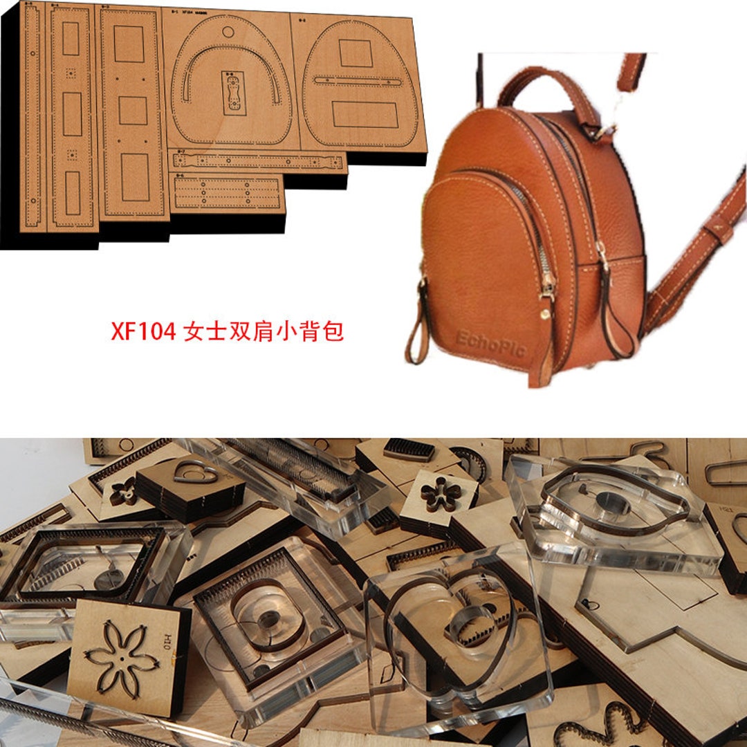 New Japan Steel Blade Wooden Die Satchel Little Bag Duffel