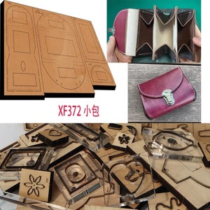 Nouveau japon lame en acier en bois matrice multicouche portefeuille carte sac en cuir artisanat poinçon outil à main coupe couteau moule XF372