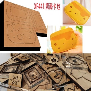 Nuovo stampo in legno con lama in acciaio giapponese per tagliare formaggio, sacchetti di carta, punzone per artigianato in pelle, utensile manuale, coltello da taglio, stampo XF441