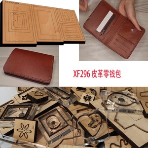 Nuovo Giappone Lama in acciaio Fustella in legno Porta carte di cambio Punzone artigianale in pelle Utensile manuale Strumenti per il taglio dell'artigianato in pelle