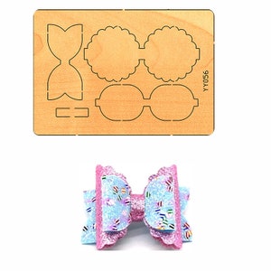 Fustelle per archi fai da te, artigianato, pelle, scrapbooking, adatte alle comuni macchine Big Shot e Sizzix YY056