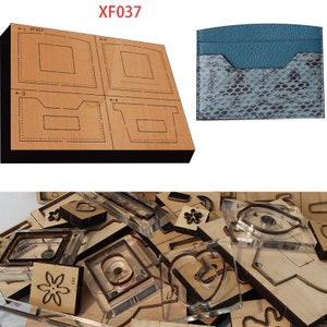 New Japan Steel Blade Wooden Die Long Style Handbag Wallet Leather Craft Punch Hand Tool Cut Knife Mould XF037