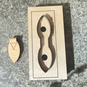 Accessori per la riparazione di borse Fustella per il taglio della pelle Blocco di collegamento della pelle Coltello da taglio Fustella per il taglio