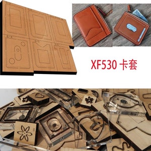 Nuovo stampo in legno con lama in acciaio giapponese, per sacchetti di carta, per lavori artigianali in pelle, utensile manuale, coltello da taglio, stampo XF530, utensili per la pelle