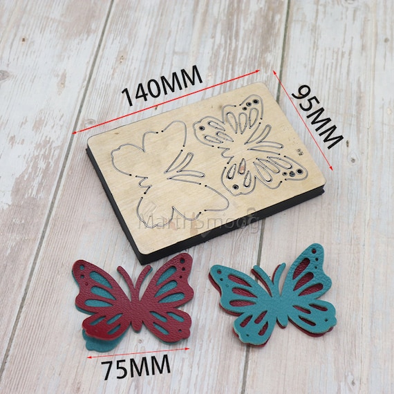 Handmade Leather Craft Butterfly Cutting Dies Punch Cutter for DIY