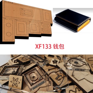 Neue Japan Stahl Klinge Holz Würfel Kurz Reißverschluss Geldbörse Brieftasche Leder Handwerk Punch Hand Werkzeug Cut Messer Mould XF133