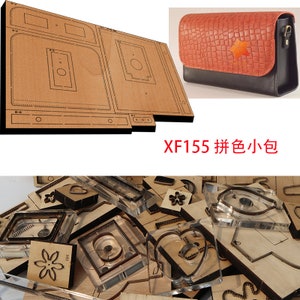 Nouveau japon lame en acier en bois matrice sac à main portefeuille en cuir artisanat poinçon outil à main coupe couteau moule XF155