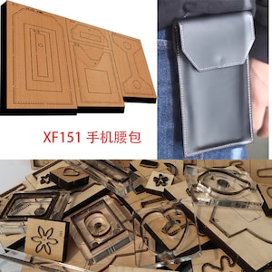 Nueva hoja de acero japonesa para troqueles de madera, para teléfono móvil, billetera, cuero, herramienta de mano, cuchillo de corte, molde XF151