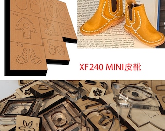Nueva hoja de acero japonés, troquel de madera para zapatos, zapatos de bebé, botas, herramienta manual para manualidades en cuero, cortador de cuchillo, molde XF240
