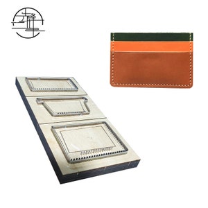 Nouveau Japon Lame En Acier En Bois Matrice Long Style Sac À Main Portefeuille En Cuir Artisanat Poinçon Outil À Main Couper Couteau Moule XF000