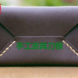 Strumento fatto a mano in pelle Busta Carta Borsa Coltello Stampo A340