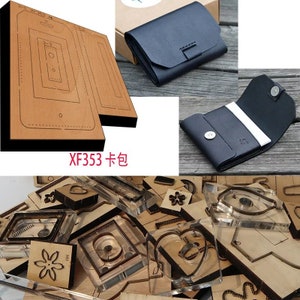 Nueva hoja de acero japonesa para troqueles de madera, pequeña bolsa portátil, herramienta de mano para perforar cuero, cuchillo de corte, molde XF353, troquel de cuero