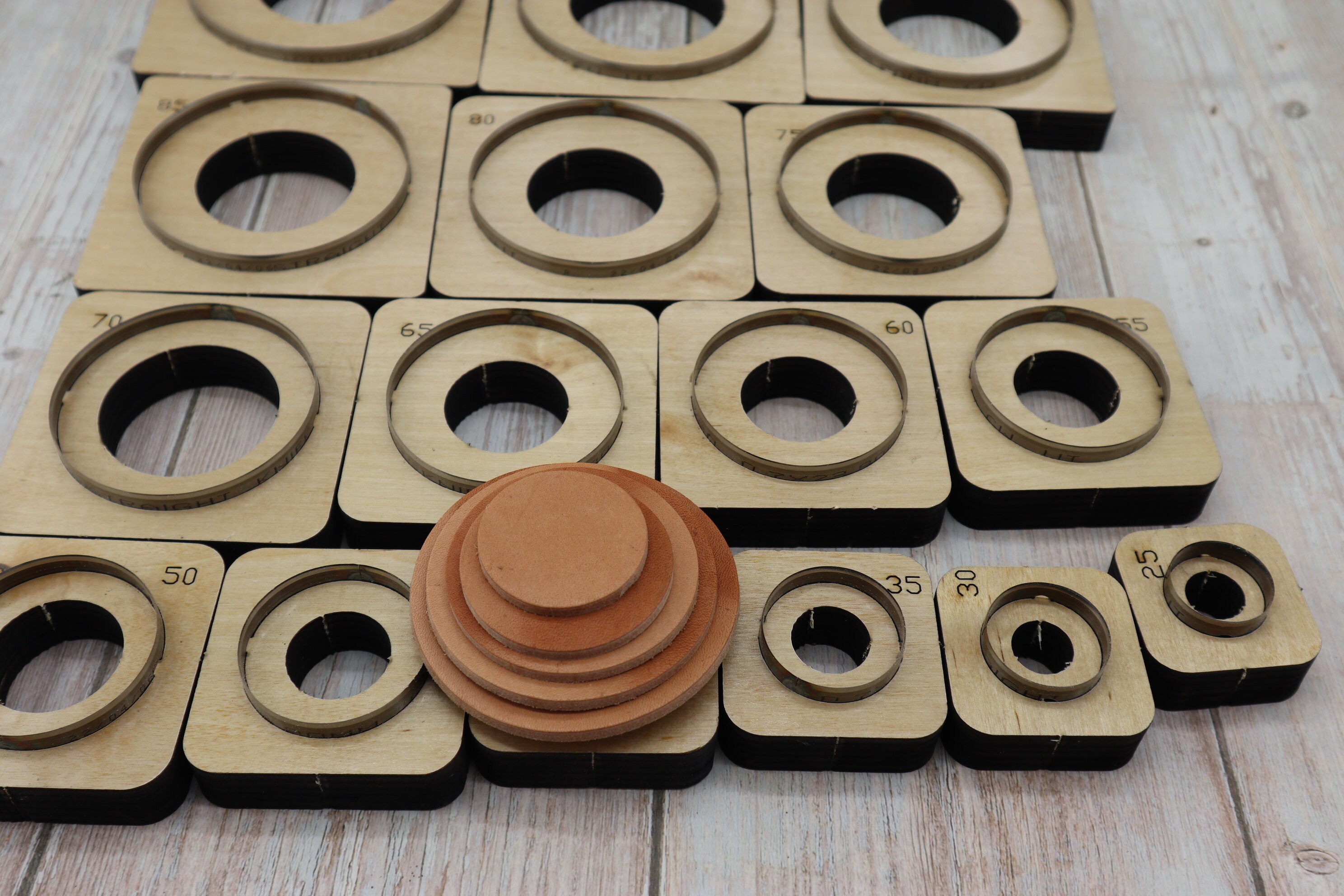 Round Shape Leather Cutter Die Cutting Mold for Leather Etsy