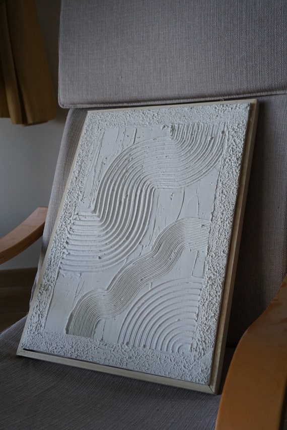 Boho Minimalist Neutral Art, Boho Wall Art, Mid Century Wall Art, Modern Wall Art, Textured Art Canvas, Textured Painting, Boho Home Decor
