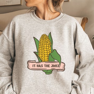 It&#39;s Corn Sweatshirt, Funny Sweater, Meme Sweatshirt, Vintage Cartoon Unisex Sweatshirt, Meme Sweatshirt, Joke Sweater, Corn Kid Sweater