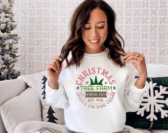 Vintage Christmas Sweatshirt, Retro Christmas Sweater, Festive Sweatshirt, Xmas Sweater, Christmas Gift, Gift For Her
