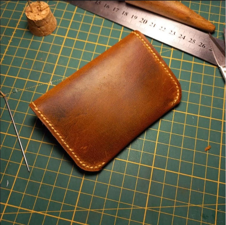 Hand Made Leather Wallet Etsy