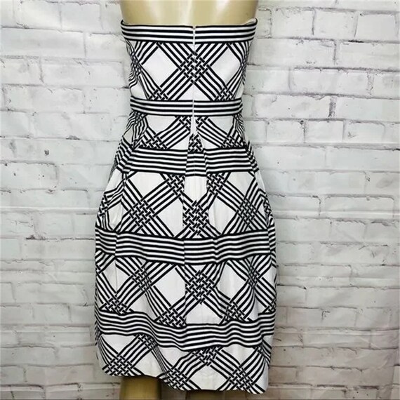 Buy White House Black Market Fit and Flare Strapless Basket With Woven  Pattern Dress. Online in India - Etsy