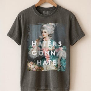Haters Gonna Hate Shirt – Comfort Colors Funny Meme Graphic Shirt, Vintage Art Sarcastic Tee