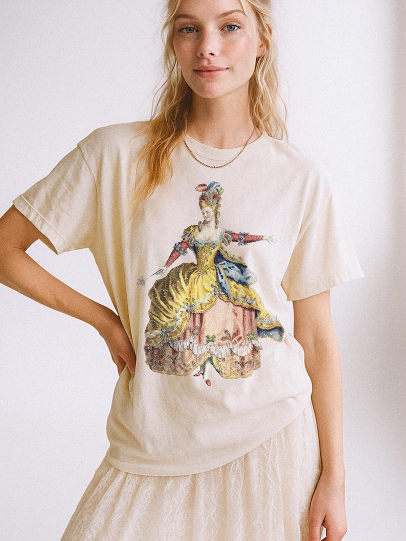Rococo Shirt Marie Antoinette Coquette Aesthetic Shirt Royalcore Style ...