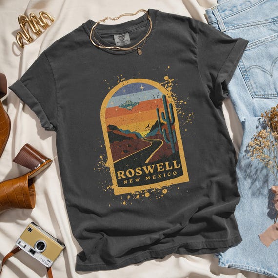 Roswell New Mexico Ufo Vintage Retro T Shirt Roswell New Mexico Ufo Vintage Retro T Shirt