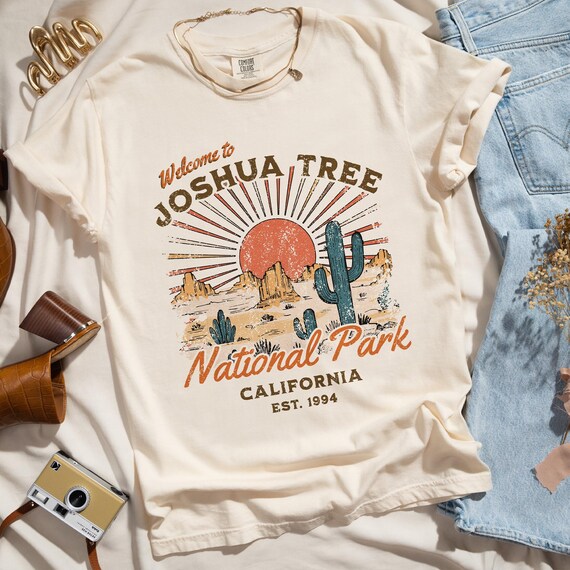Vintage Saguaro National Park T-Shirt - Retro Cactus & Sun Vintage Saguaro National Park T-Shirt - Retro Cactus & Sun