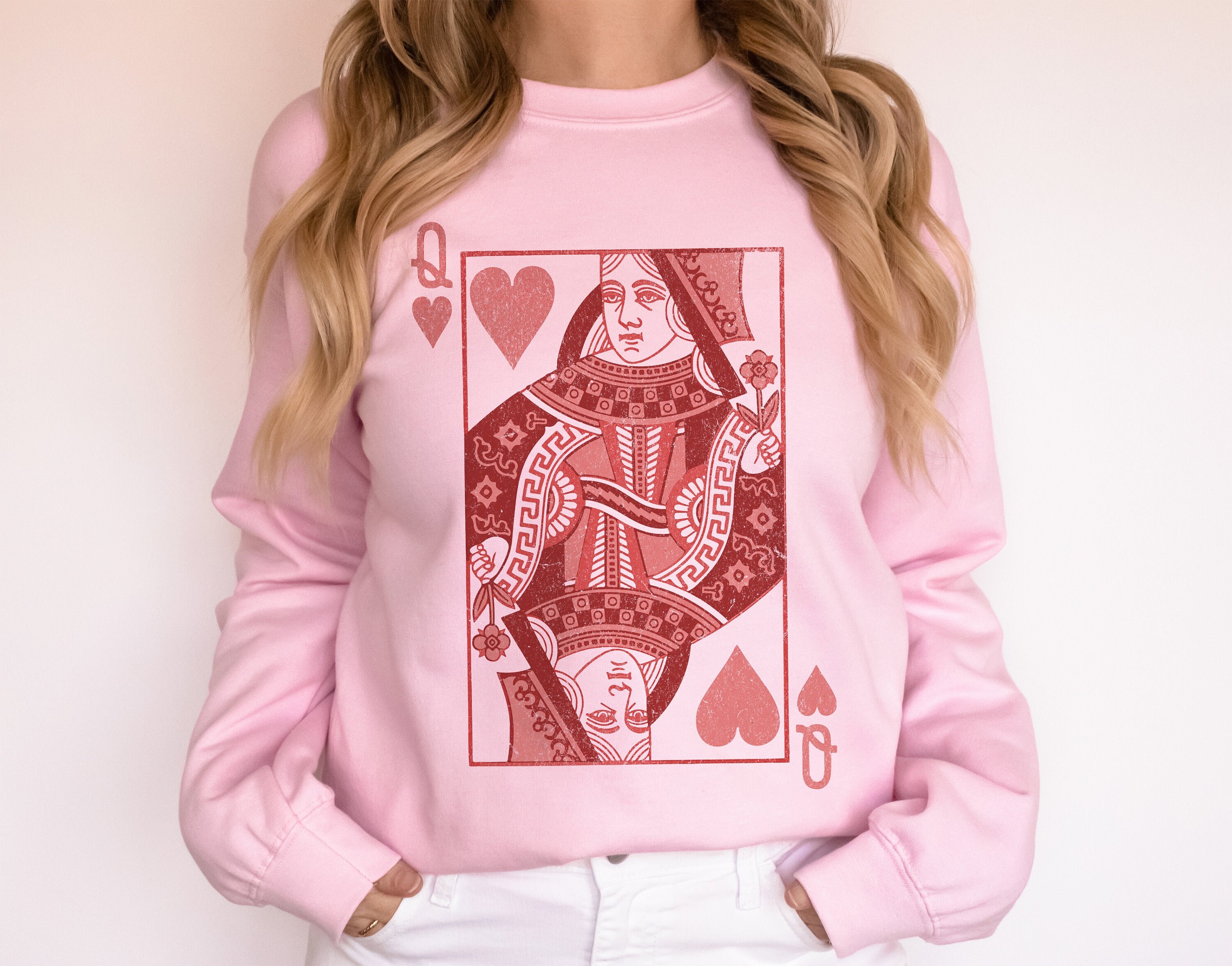 Queen Hearts Sweater - Etsy