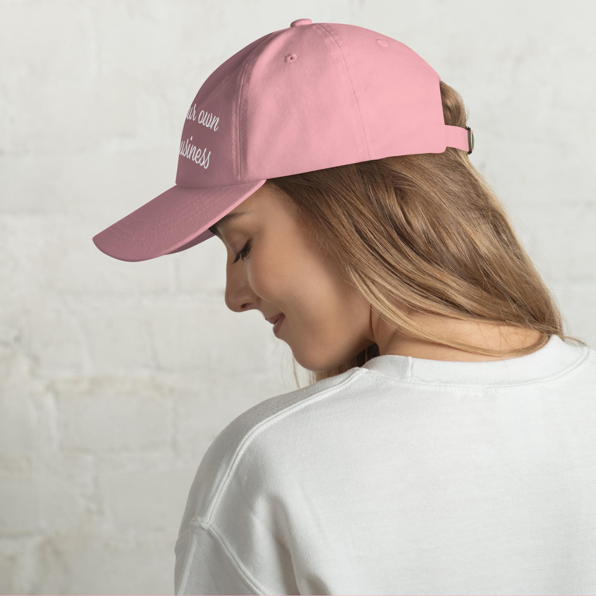 Mind Your Own Damn Business Embroidered Hat Feminist Gift, Funny ...